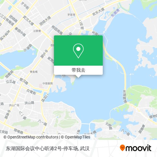 东湖国际会议中心听涛2号-停车场地图