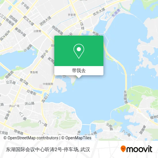 东湖国际会议中心听涛2号-停车场地图
