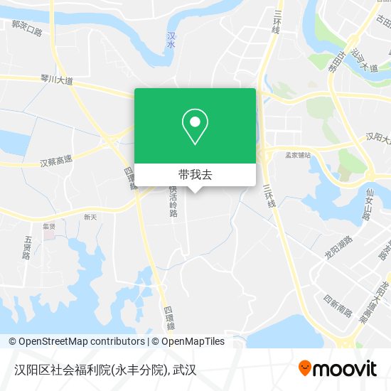 汉阳区社会福利院(永丰分院)地图
