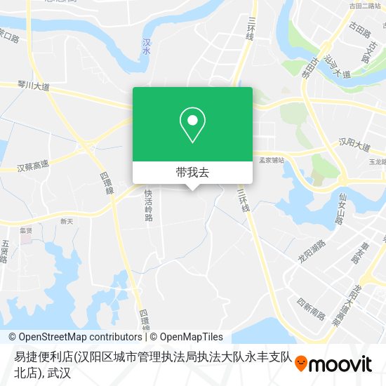 易捷便利店(汉阳区城市管理执法局执法大队永丰支队北店)地图