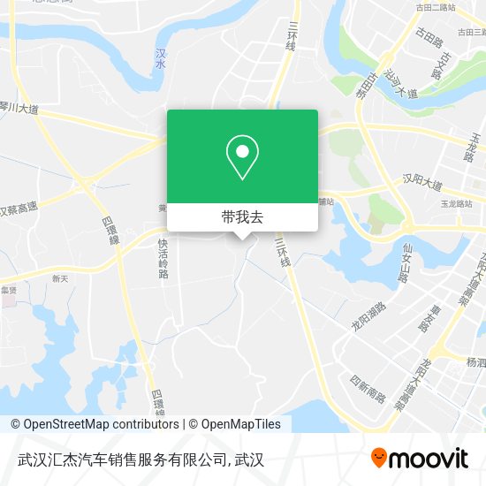 武汉汇杰汽车销售服务有限公司地图