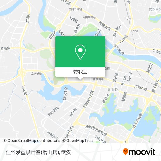 佳丝发型设计室(磨山店)地图
