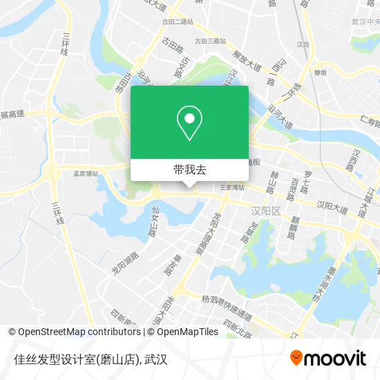 佳丝发型设计室(磨山店)地图
