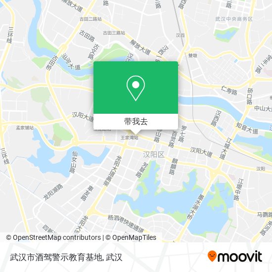 武汉市酒驾警示教育基地地图