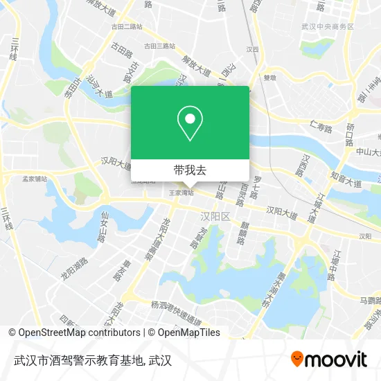 武汉市酒驾警示教育基地地图