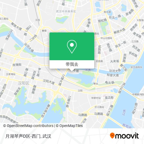 月湖琴声D区-西门地图