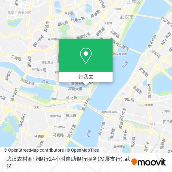 武汉农村商业银行24小时自助银行服务(发展支行)地图