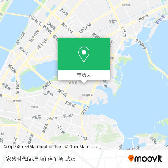 家盛时代(武昌店)-停车场地图