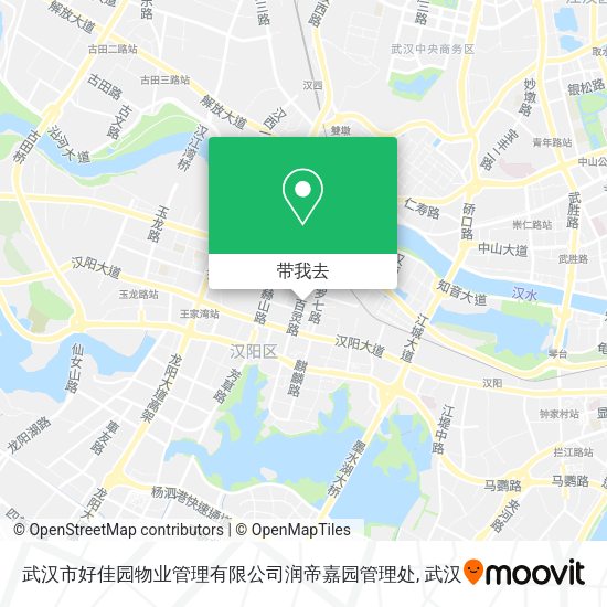 武汉市好佳园物业管理有限公司润帝嘉园管理处地图