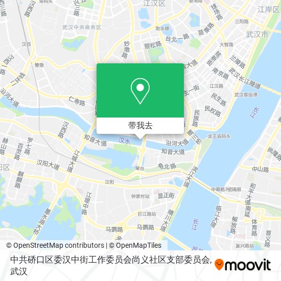 中共硚口区委汉中街工作委员会尚义社区支部委员会地图