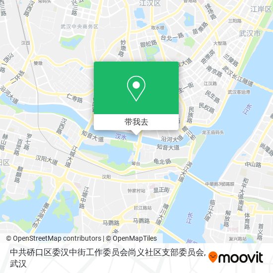 中共硚口区委汉中街工作委员会尚义社区支部委员会地图