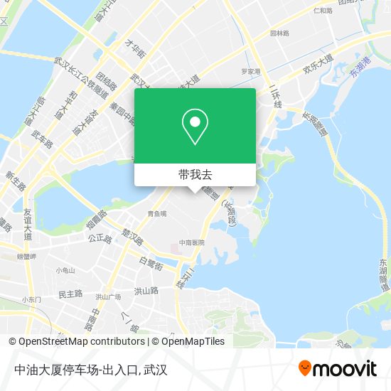 中油大厦停车场-出入口地图