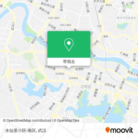 水仙里小区-南区地图