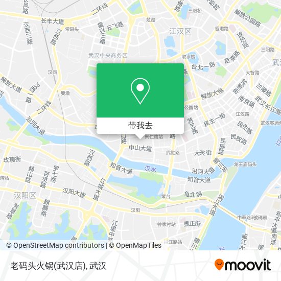 老码头火锅(武汉店)地图