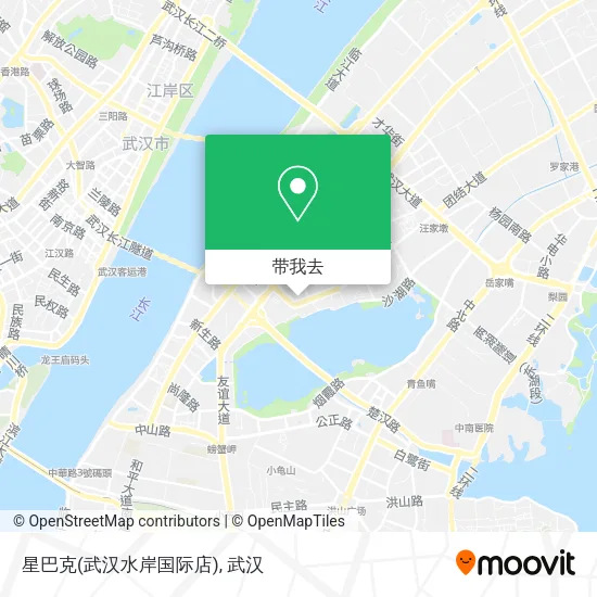 星巴克(武汉水岸国际店)地图