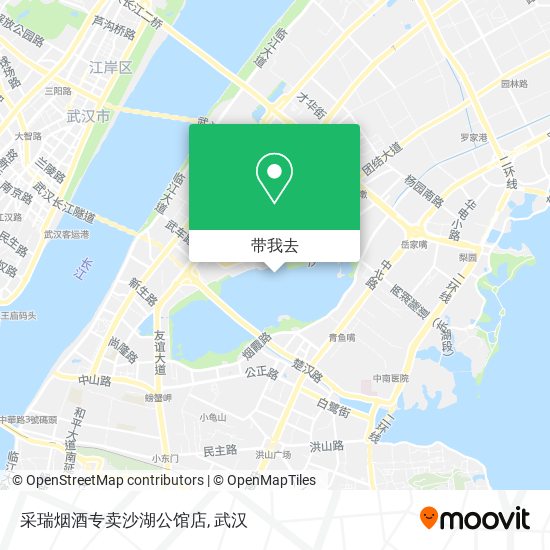 采瑞烟酒专卖沙湖公馆店地图