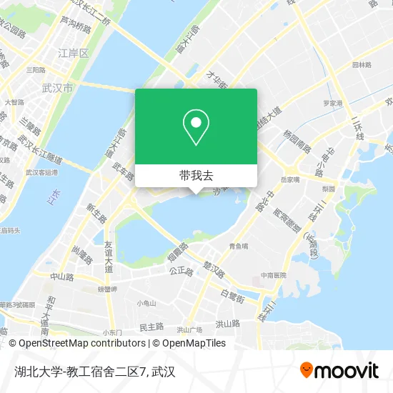 湖北大学-教工宿舍二区7地图