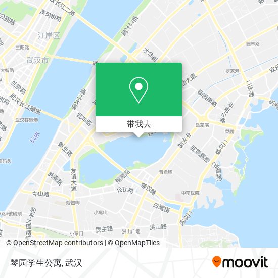 琴园学生公寓地图