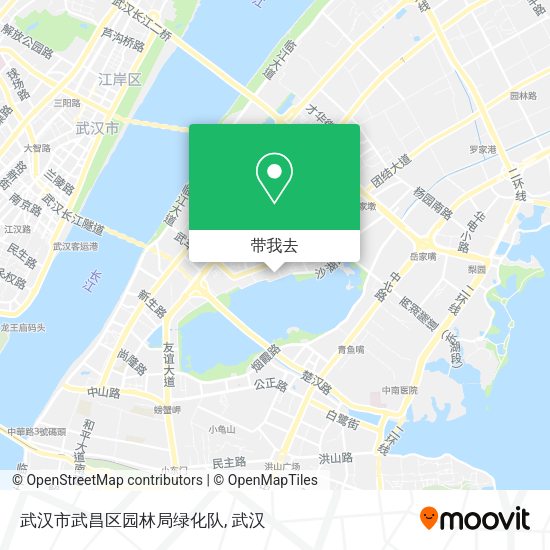 武汉市武昌区园林局绿化队地图