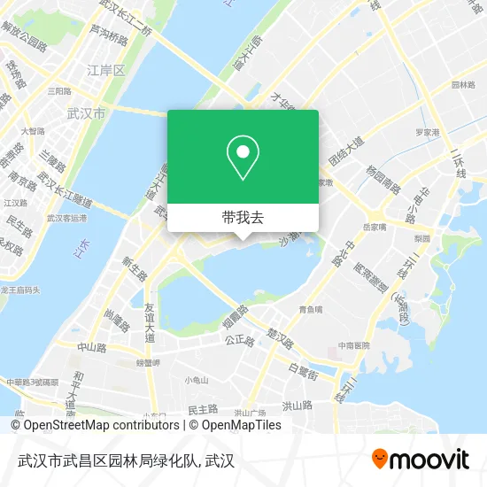 武汉市武昌区园林局绿化队地图