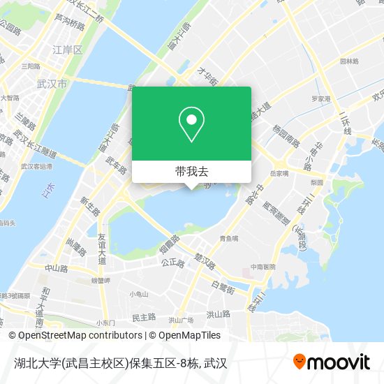 湖北大学(武昌主校区)保集五区-8栋地图