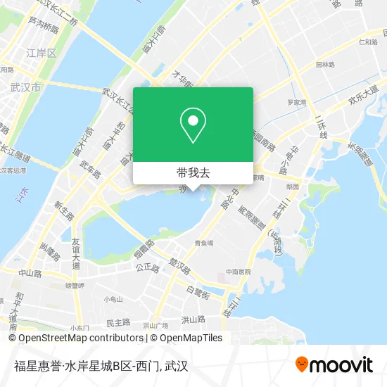 福星惠誉·水岸星城B区-西门地图