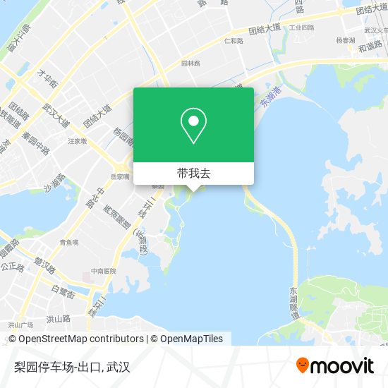 梨园停车场-出口地图