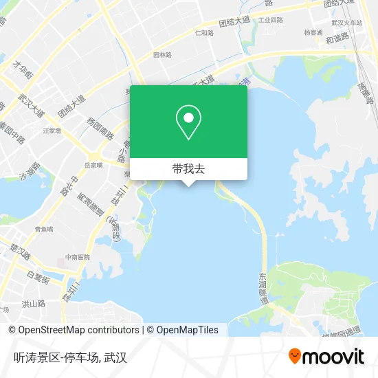 听涛景区-停车场地图
