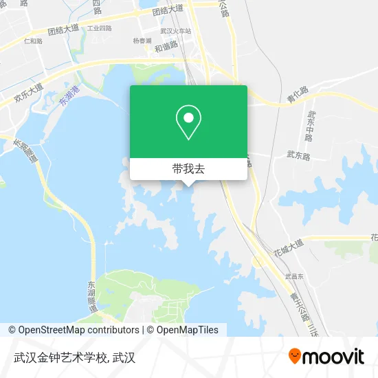 武汉金钟艺术学校地图