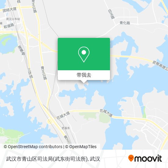 武汉市青山区司法局(武东街司法所)地图