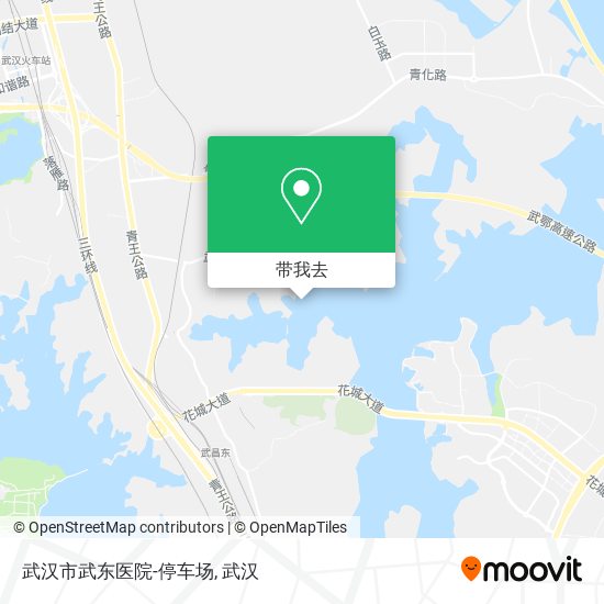武汉市武东医院-停车场地图
