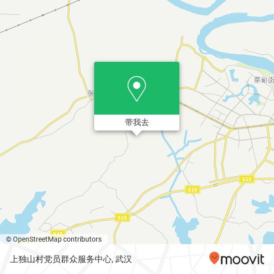 上独山村党员群众服务中心地图