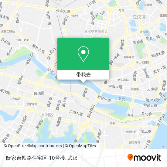 阮家台铁路住宅区-10号楼地图