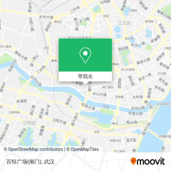 百恒广场(南门)地图