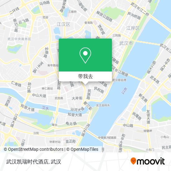 武汉凯瑞时代酒店地图