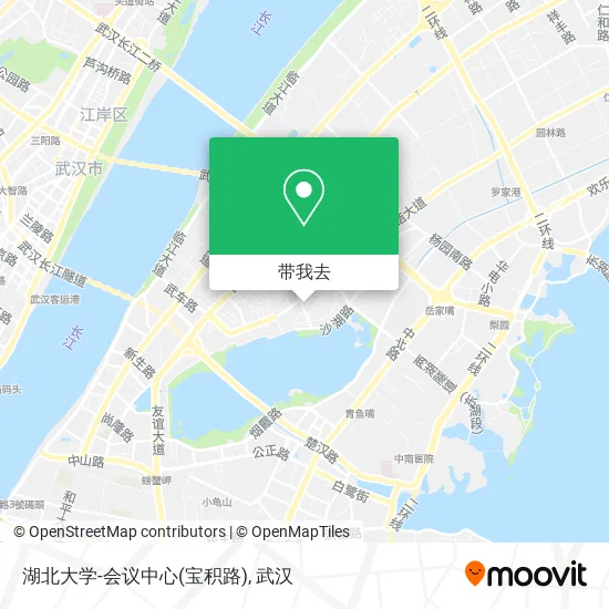 湖北大学-会议中心(宝积路)地图