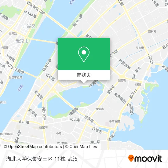 湖北大学保集安三区-11栋地图