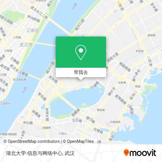 湖北大学-信息与网络中心地图