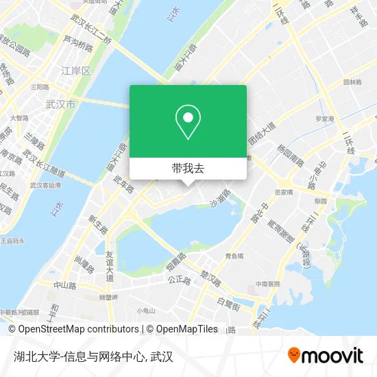 湖北大学-信息与网络中心地图