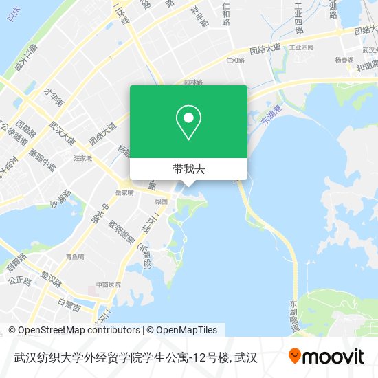 武汉纺织大学外经贸学院学生公寓-12号楼地图