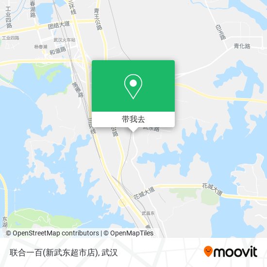 联合一百(新武东超市店)地图