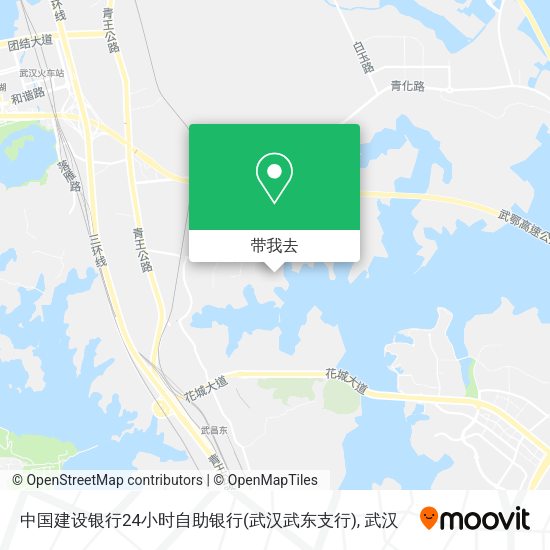 中国建设银行24小时自助银行(武汉武东支行)地图