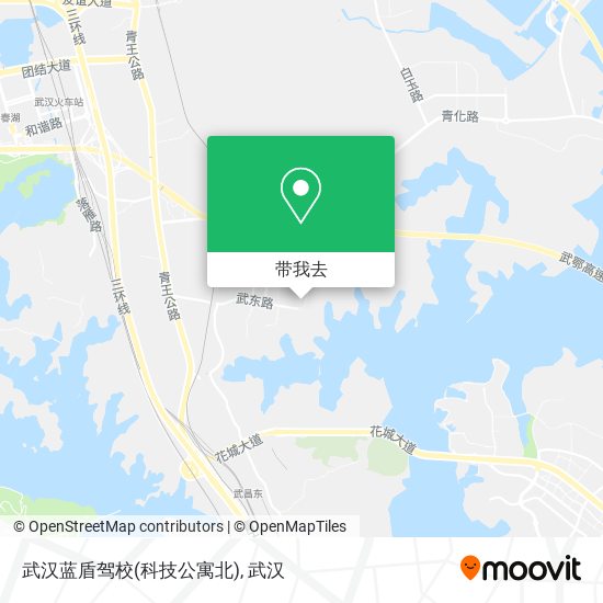 武汉蓝盾驾校(科技公寓北)地图
