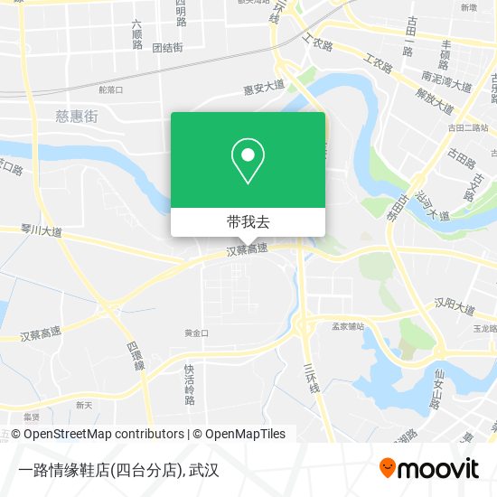 一路情缘鞋店(四台分店)地图