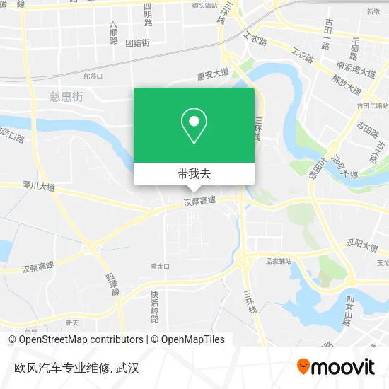 欧风汽车专业维修地图