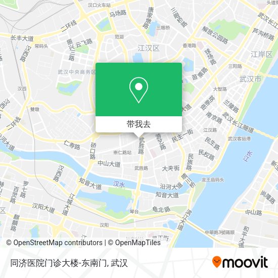 同济医院门诊大楼-东南门地图