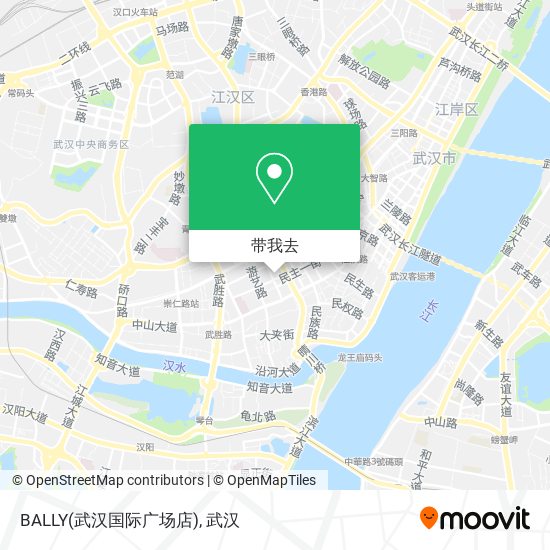 BALLY(武汉国际广场店)地图