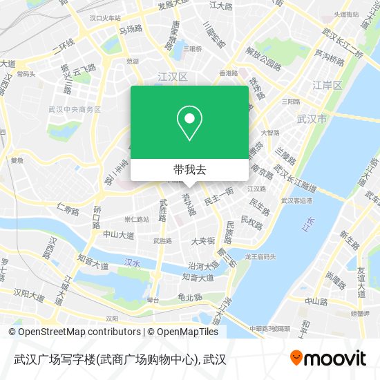 武汉广场写字楼(武商广场购物中心)地图
