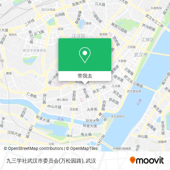 九三学社武汉市委员会(万松园路)地图