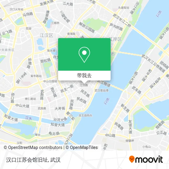 汉口江苏会馆旧址地图